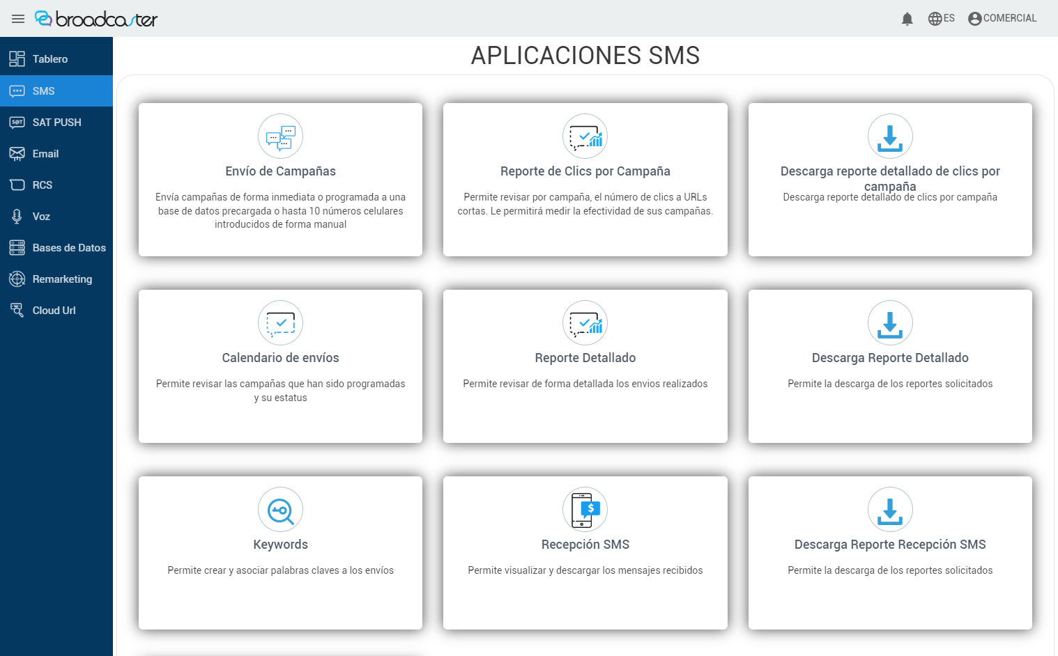 screenshot of Broadcaster Mobile